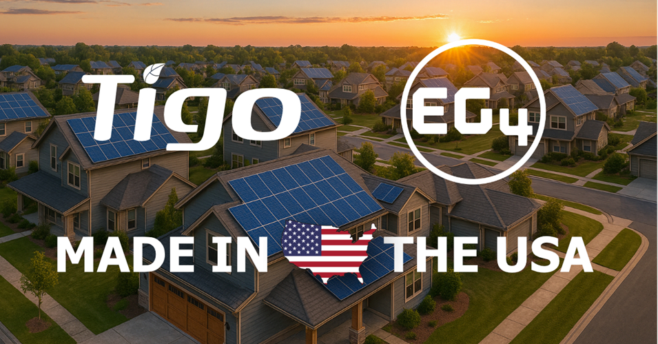 Tigo Energy Initiates ‘Made in the USA’ Manufacturing Partnership With EG4 Electronics